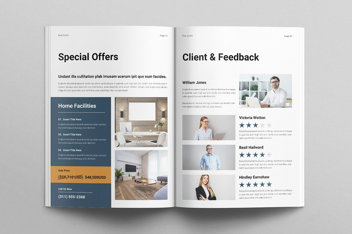 Real Estate Brochure Template, a Brochure Template by E-Type (Photo 6 of 7)