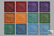 Rainbow Tooled Leather Embossed, a Pattern Graphic by Fine Purple Elephant (Thumbnail 5 of 5)