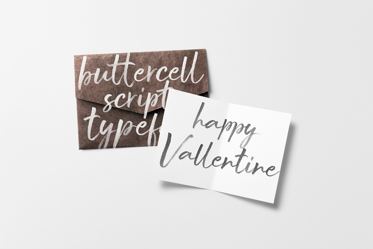 Buttercell SVG Brush Font preview 4