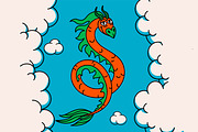 Cartoon Dragons, an Illustration by Bizarre Factory (Thumbnail 6 of 13)