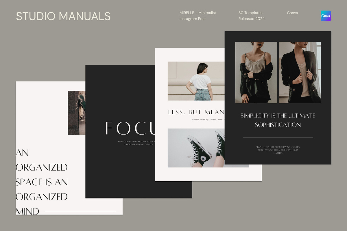 MIRELLE – Minimalist Instagram Post, a Social Media Template by Studio Manuals (Photo 2 of 8)