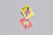Postage Stamps Mockup, a Product Mockup by Riel Concept (Thumbnail 2 of 5)