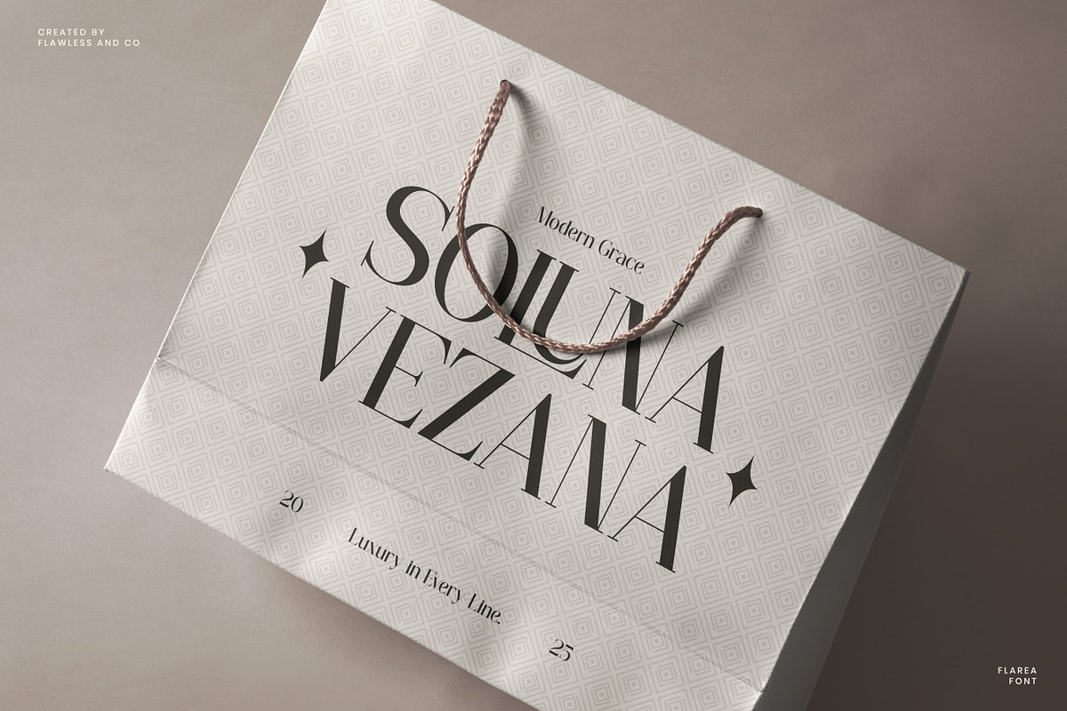 Flarea - Beautiful Serif Font, a Serif Font by Flawless And Co (Photo 4 of 10)
