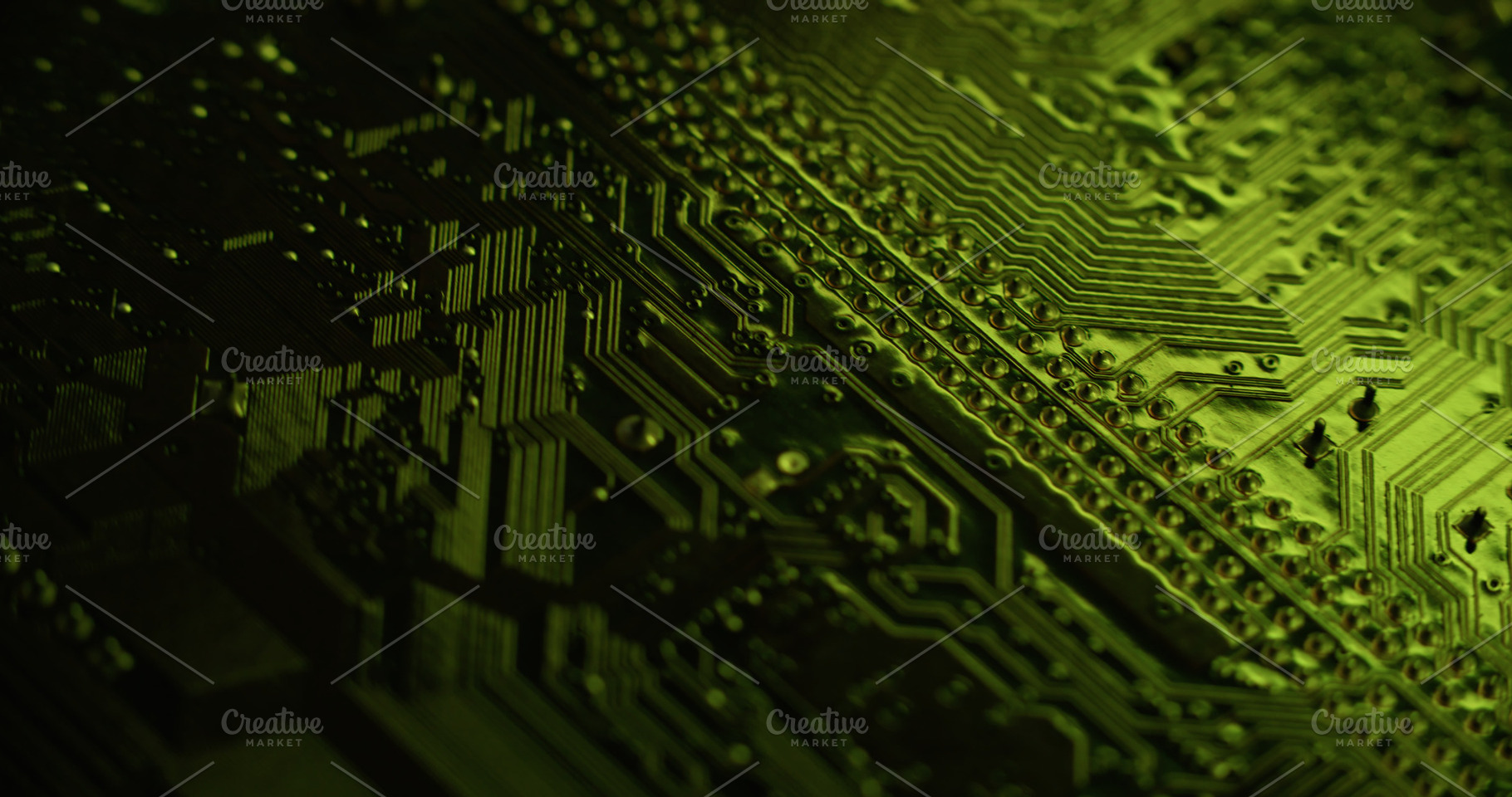 Mainboard chip cpu abstraction green, a Background Photo by Photo Drive Studio