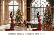 Christmas Arch Window Bundle, a Background Photo by Winwin Design Art (Thumbnail 3 of 6)