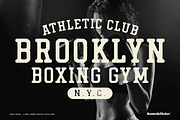 Field House - A Rustic Athletic Font, a Slab Serif Font by Komet & Flicker (Thumbnail 8 of 14)