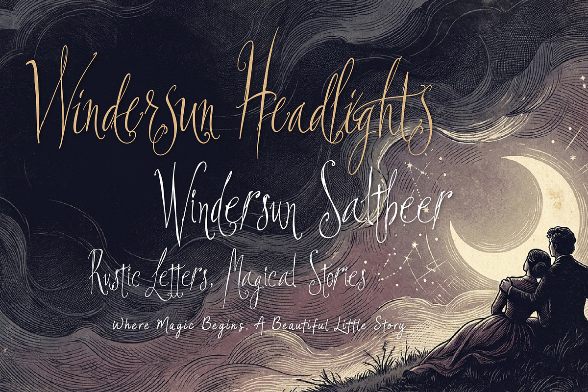 Windersun Font Duo - for Dreamers, a Handwritten Font by HypeWorksCo (Photo 8 of 23)