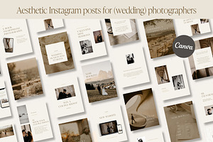 Elegant Photography Instagram Posts, a Social Media Template by Wonderlik Webdesign
