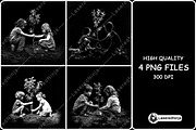 Children Planting Apple Tree Nature, a Background Graphic by LaseredNinja (Thumbnail 1 of 7)