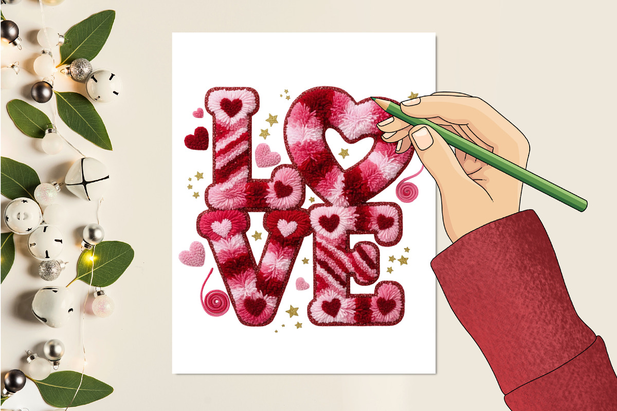 Faux Yarn Valentine Png Valentines L, an Illustration by designcity5 (Photo 9 of 9)