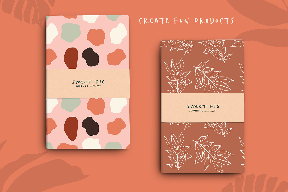 Abstract Botanical Patterns, a Pattern Graphic by Sweet Fig (Photo 9 of 9)