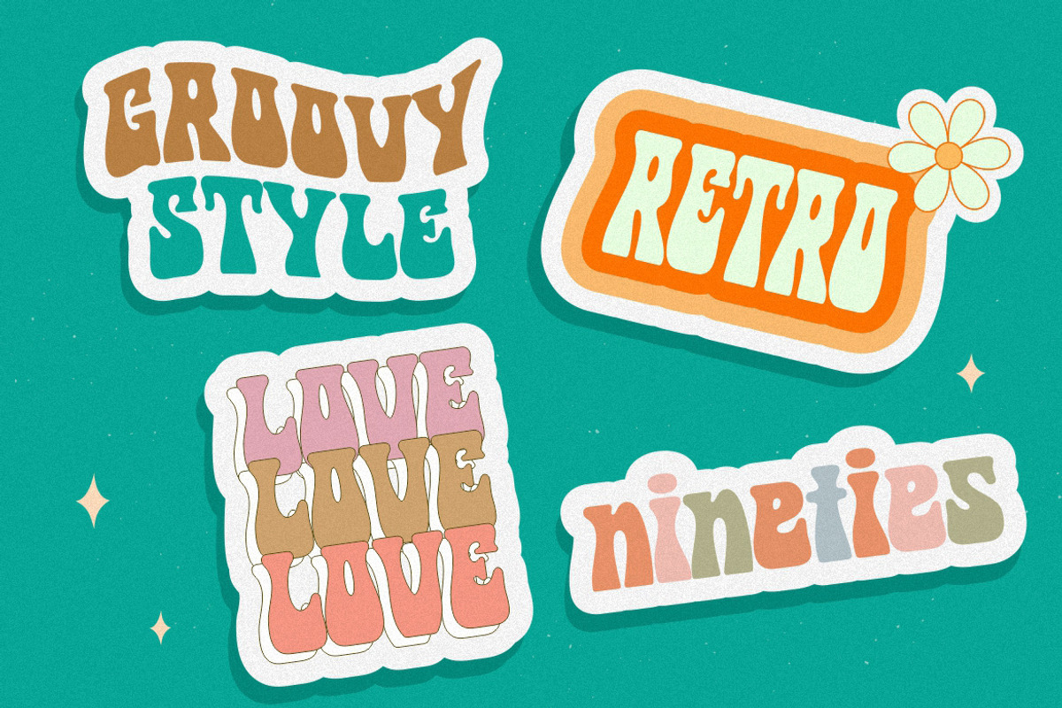 Cosmed Retro - Psychedelic Font, a Serif Font by HansCo Studio (Photo 6 of 9)