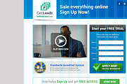 Professional Landing Page, a Landing Page Template by Asaelv Shop! (Thumbnail 2 of 3)