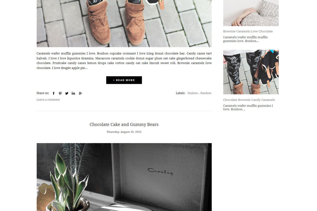 Blogger Template Responsive - BELEZA, a Websites & App Template by Vefio Themes (Photo 2 of 4)