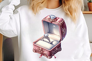 Watercolor Sweet Valentine Clipart, an Illustration by SinaCreation (Thumbnail 7 of 11)