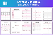 Instagram Planner Canva KDP Interior, a Social Media Template by Ink Gallery (Thumbnail 2 of 4)