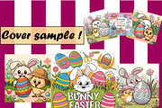 Bunny Easter Bold & Easy Coloring, an Animal Illustration by Printable Design Store (Thumbnail 2 of 4)