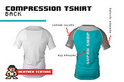 Men's Compression T-shirt Mock-up, a Shirt Mockup by Supah Shop (Thumbnail 4 of 5)