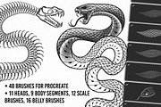 Ultimate Snake Kit Procreate Brushes, a Brush Add-On by InkRef (Thumbnail 2 of 5)