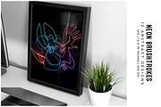 Neon Brushtrokes, a Decorative Illustration by Digital Art Creations (Thumbnail 5 of 7)