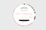 3 Candle Label Templates, a Stationery Template by Marham Labeling Co (Thumbnail 3 of 5)