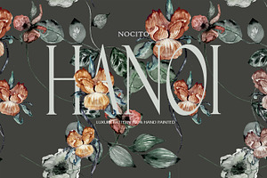 Hanoi, Luxury Botanical Pattern