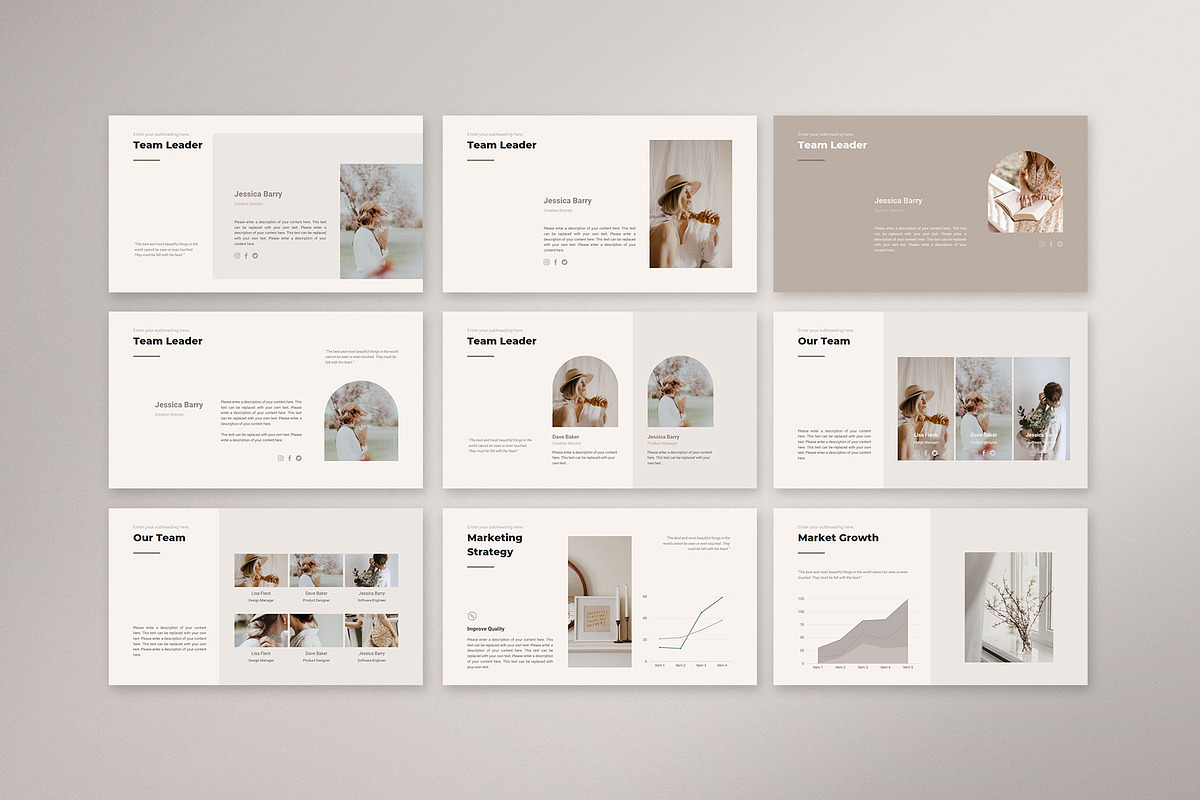 Simple Business Presentation CANVA, a Presentation Template by CreativityForest (Photo 14 of 17)