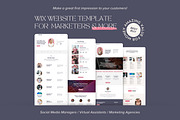 Wix Template Social Media Manager, a Wix Template by vectorocean (Thumbnail 4 of 11)
