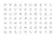 200 Sports Hand Drawn Doodle Icons, an Outline Icon by Creative Stall (Thumbnail 4 of 4)