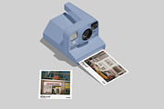 Polaroid Mockup, a Wearable Device Mockup by Permadi Creative (Thumbnail 4 of 4)