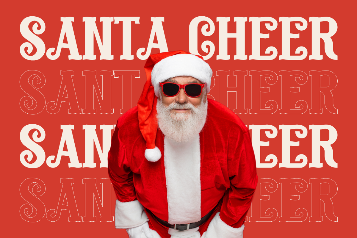 Santa Miracle Christmas Display Font, a Font by PutraCetol Studio (Photo 4 of 5)