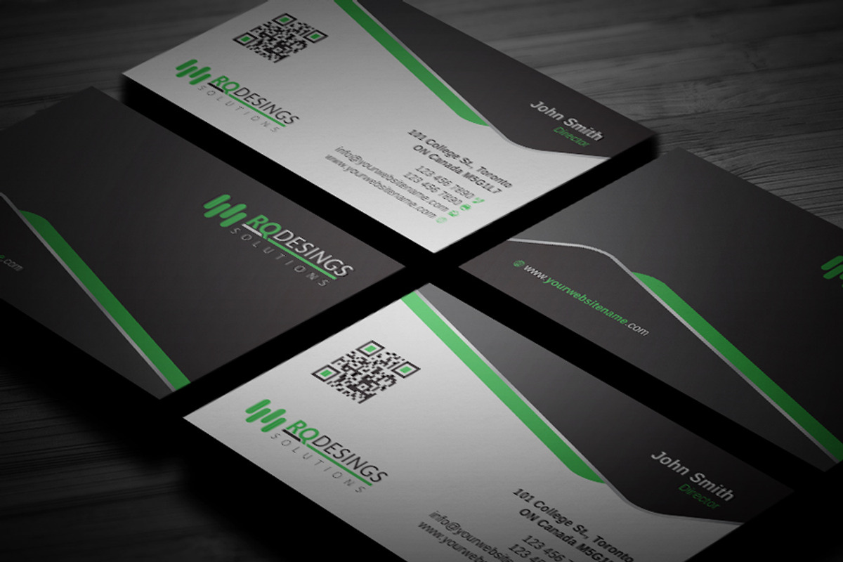 Corporate Business Card 22, a Business Card Template by RQ Designs (Photo 3 of 3)