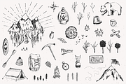 Big Adventure | Sketched Set, a Pattern Graphic by Julia Shvets (Thumbnail 5 of 7)