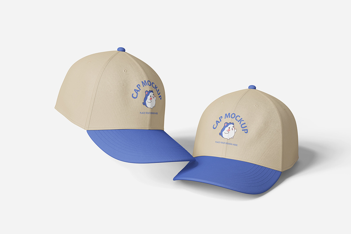 Urban Cap Mockup PSD, an Advertising Mockup by Indah (Photo 6 of 6)