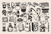 Coffee Drawing ( Coffee Break ), a Food Illustration by Naturaworks Creative (Thumbnail 2 of 8)