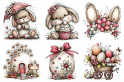 Whimsical Easter Clipart, an Illustration by Daily.Designs (Thumbnail 7 of 7)