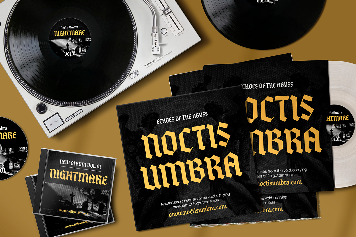 Quitestar – Modern Blackletter, a Blackletter Font by Typia Nesia (Photo 7 of 12)