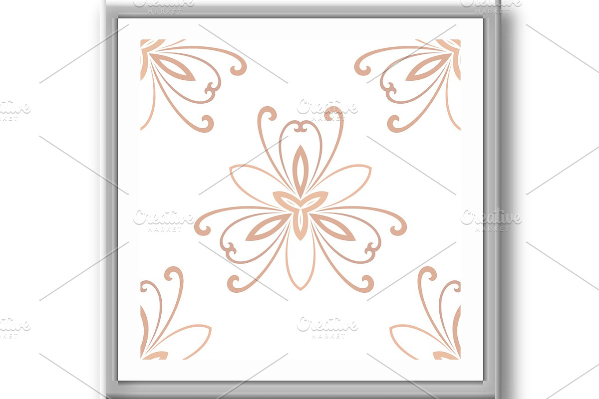 Floral Fine Seamless Vector Pattern, a Decorative Illustration by FineArtStudio (Photo 2 of 3)