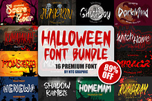 Halloween Font Bundle SALE!!