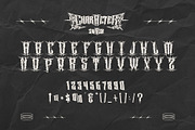 Ravok – Heavy Metal Blackletter Font, a Blackletter Font by Letterara (Thumbnail 12 of 15)