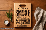 I Only Smoke the Good Stuff SVG, an Object Illustration by Libby Wishes (Thumbnail 3 of 3)