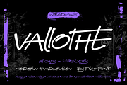 Vallothe - Handwritten Display Font, a Handwritten Font by Sronstudio (Thumbnail 1 of 6)