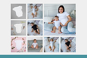 Baby Bodysuit Mockup Set + T-shirt, an Apparel Mockup by TrendkeyMockups (Thumbnail 2 of 7)