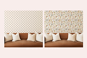 Living Room Wallpaper Mockup Bundle, a Household Mockup by ItsFreakinMockups (Thumbnail 8 of 8)