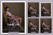 LUCKY YOU VOUCHER TEMPLATE, a Social Media Template by DESIGN HQ (Thumbnail 2 of 2)
