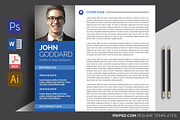 3-Piece Resume/CV Set, a Resume Template by graphicforest (Thumbnail 3 of 5)