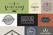 100 VINTAGE LOGO TEMPLATES, a Branding & Logo Template by Roman Paslavsky (Thumbnail 16 of 25)