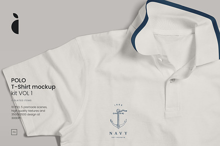 Polo T-Shirt Mockup Kit Vol 1