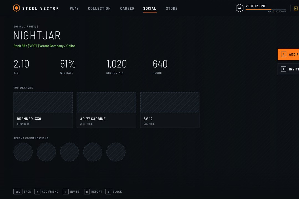 Military FPS Game 100 Screens, an UI Kit Template by pawellpi (Photo 96 of 116)