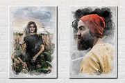 Simple Watercolor Photoshop FX, an Action Add-On by Gromov Design (Thumbnail 3 of 4)